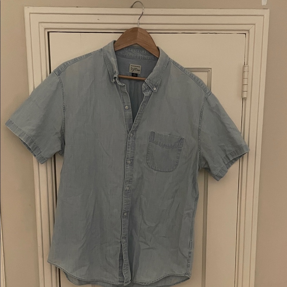 J. Crew Light Blue Casual Button Down Shirt